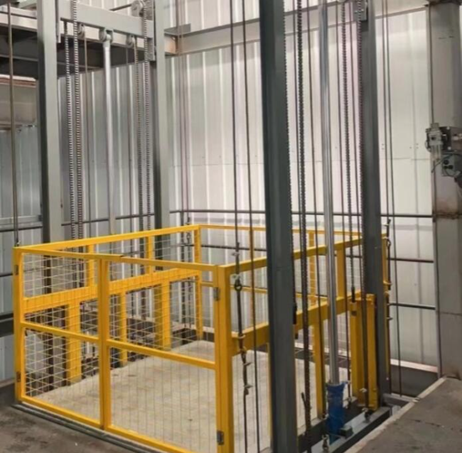 江源导轨式升降机一般加工周期