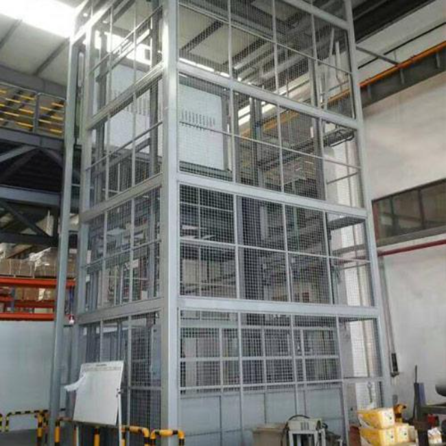 江源导轨式升降平台货梯